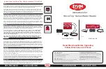 Zodi Stove Top Series Instructions For Use предпросмотр