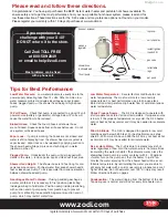 Preview for 2 page of Zodi X-40 Instructions