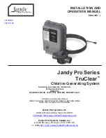 Preview for 1 page of Zodiac Pool Systems TruClear Jandy Pro Series Installation And Operation Manual