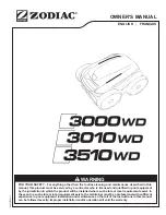 Zodiac 3000 wd Owner'S Manual preview