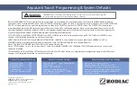 Preview for 2 page of Zodiac AquaLink RS Touch Quick Review Card