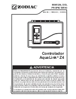 Предварительный просмотр 57 страницы Zodiac AquaLink Z4 Owner'S Manual