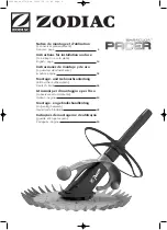 Zodiac Baracuda Pacer Instructions For Installation And Use Manual preview