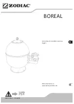 Zodiac BOREAL Instructons For Installaton And Use предпросмотр