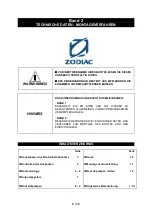 Предварительный просмотр 42 страницы Zodiac CADET 200 Aero Manual