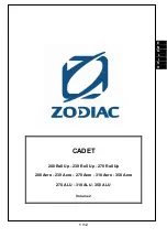 Предварительный просмотр 1 страницы Zodiac CADET 200 Roll Up Manual