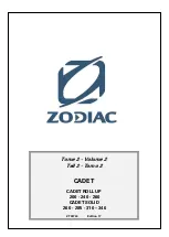 Предварительный просмотр 1 страницы Zodiac CADET ROLL UP 200 Owner'S Manual