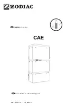Zodiac CAE Installation Instructions Manual preview