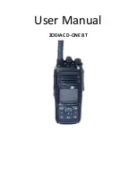 Zodiac D-ONE BT User Manual preview