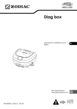 Zodiac Diag box Instructions For Installation And Use Manual предпросмотр