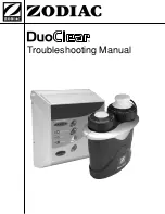 Zodiac DuoClear Troubleshooting Manual preview