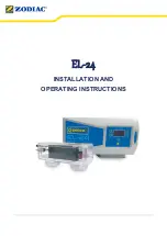 Zodiac EL-24 Installation And Operating Instructions Manual preview