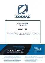 Zodiac eOPEN 3.1 Owner'S Manual предпросмотр