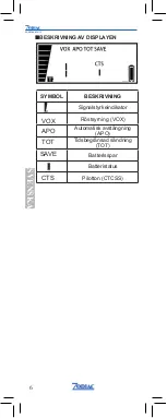 Предварительный просмотр 6 страницы Zodiac Freetalk Mini Manual