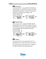 Preview for 12 page of Zodiac Freetalk PRO User Manual