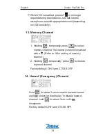 Preview for 14 page of Zodiac Freetalk PRO User Manual