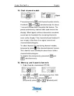 Preview for 15 page of Zodiac Freetalk PRO User Manual