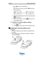 Preview for 16 page of Zodiac Freetalk PRO User Manual