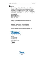 Preview for 41 page of Zodiac Freetalk PRO User Manual