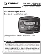 Preview for 21 page of Zodiac JEP-R Installation And Operation Manual