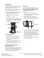 Предварительный просмотр 2 страницы Zodiac Leaf-B-Gone 4-2-400 Quick Reference Manual