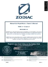 Preview for 1 page of Zodiac MEDLINE 5-8 Manual