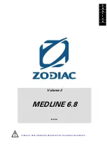 Preview for 1 page of Zodiac MEDLINE 6.8 Manual