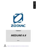 Zodiac MEDLINE 6.8 Manual preview