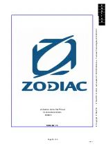 Предварительный просмотр 55 страницы Zodiac MEDLINE 7.5 Manual