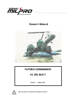 Предварительный просмотр 1 страницы Zodiac Milpro FUTURA COMMANDO Owner'S Manual