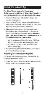 Preview for 4 page of Zodiac Nature2 Express Owner'S Manual