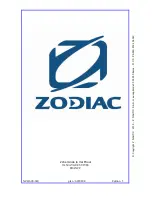 Preview for 108 page of Zodiac NZO 600 Owner'S Manual