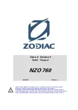 Zodiac NZO-760 Owner'S Manual preview
