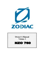 Предварительный просмотр 62 страницы Zodiac NZO-760 Owner'S Manual