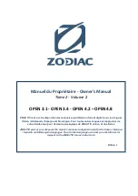 Предварительный просмотр 1 страницы Zodiac OPEN 3.1 Owner'S Manual