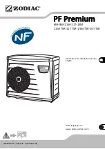 Zodiac PF Premium 11M TSR Instructions For Installation And Use Manual preview