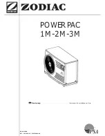 Предварительный просмотр 1 страницы Zodiac POWER PAC 1M Instructions For Installation And Use Manual