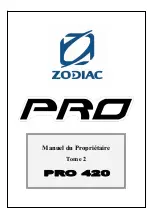 Zodiac Pro 420 Owner'S Manual предпросмотр