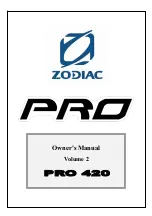 Preview for 17 page of Zodiac Pro 420 Owner'S Manual