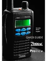 Zodiac PROLINE+ Quick Manual preview