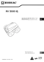 Zodiac RV 5500 iQ Instructions For Installation And Use Manual предпросмотр