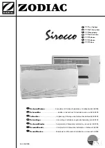 Zodiac Sirocco Instructions For Installation And Use Manual preview