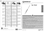 Zodiac Spa Wand Manual preview