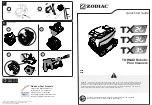 Zodiac TX20 Quick Start Manual предпросмотр