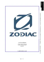 Предварительный просмотр 31 страницы Zodiac YACHTLINE 360 Manual