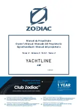 Предварительный просмотр 30 страницы Zodiac YACHTLINE 440 Owner'S Manual