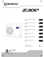 Preview for 1 page of Zodiac Z300 Series Instructions For Installation And Use Manual