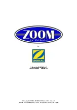 Предварительный просмотр 74 страницы Zodiac ZOOM 230 Roll Up Instructions Manual