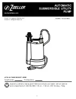 Preview for 1 page of Zoeller 1043-0006Q Manual