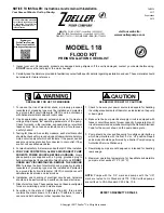 Preview for 1 page of Zoeller 118 Quick Start Manual